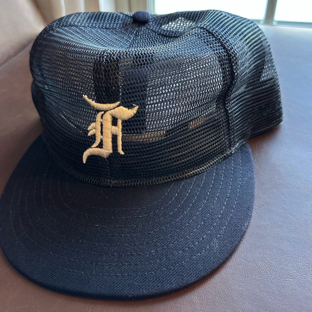 Fear of God x New Era full mesh dark blue with green uv